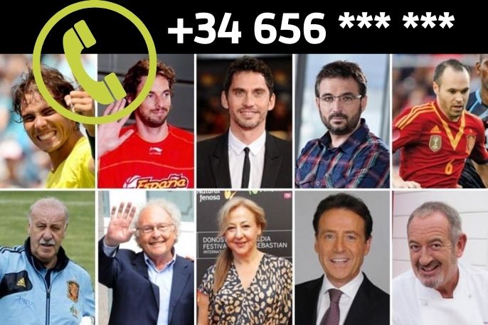 Numeros de famosos